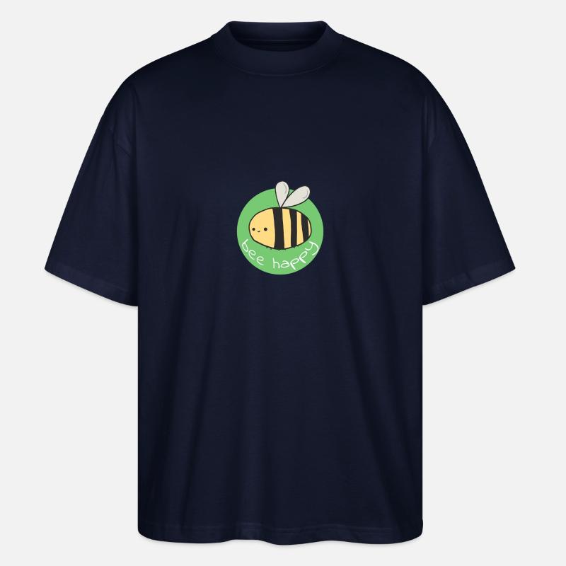 Biene - Stanley/Stella Oversized Unisex Bio T-Shirt Blaster 2.0 - Navy