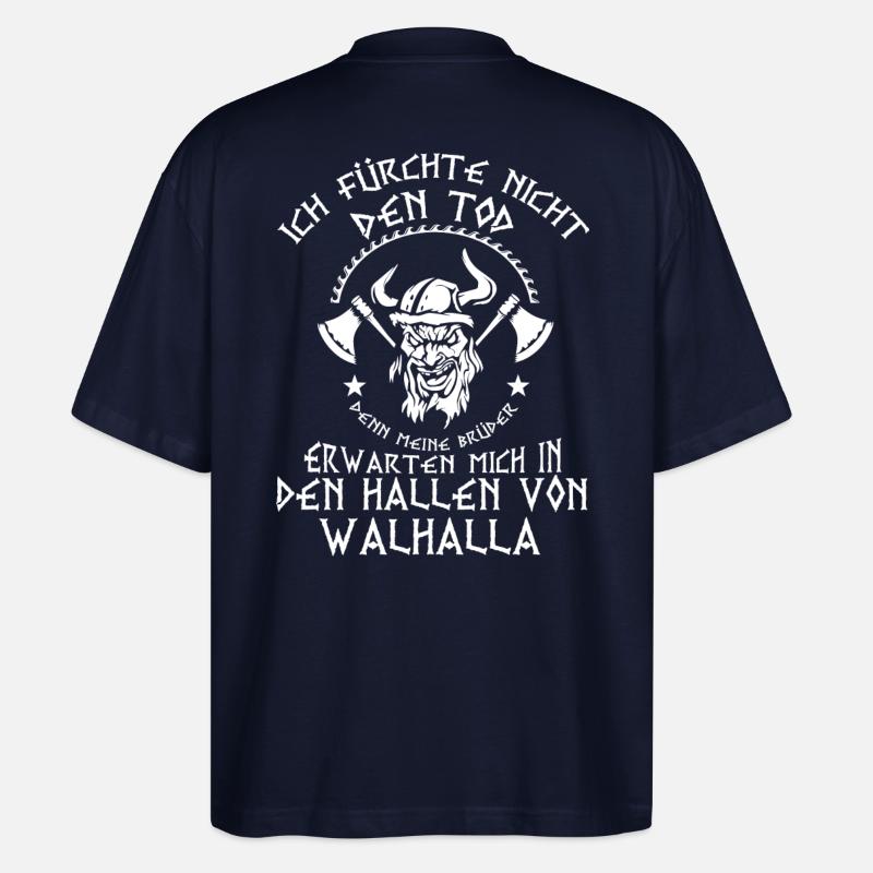 Wikinger Walhalla - Stanley/Stella Oversized Unisex Bio T-Shirt Blaster 2.0 - Navy