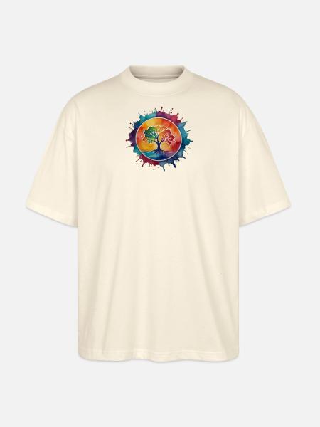 Make love not war - Stanley/Stella Oversized Unisex Bio T-Shirt Blaster 2.0 - Natur