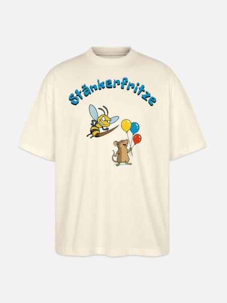 Stänkerfritze - Stanley/Stella Oversized Unisex Bio T-Shirt Blaster 2.0 - Natur