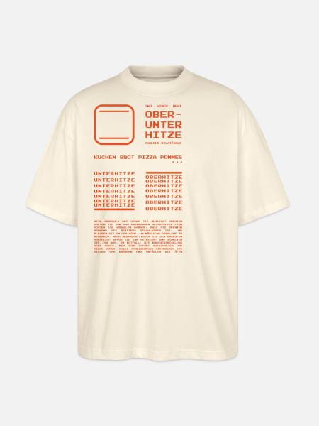 Ober-/Unterhitze - Stanley/Stella Oversized Unisex Bio T-Shirt Blaster 2.0 - Natur