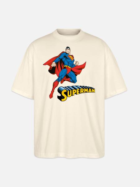 Superman Move Pose - Stanley/Stella Oversized Unisex Bio T-Shirt Blaster 2.0 - Natur