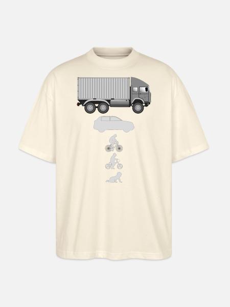 Evolution Container LKW - Stanley/Stella Oversized Unisex Bio T-Shirt Blaster 2.0 - Natur