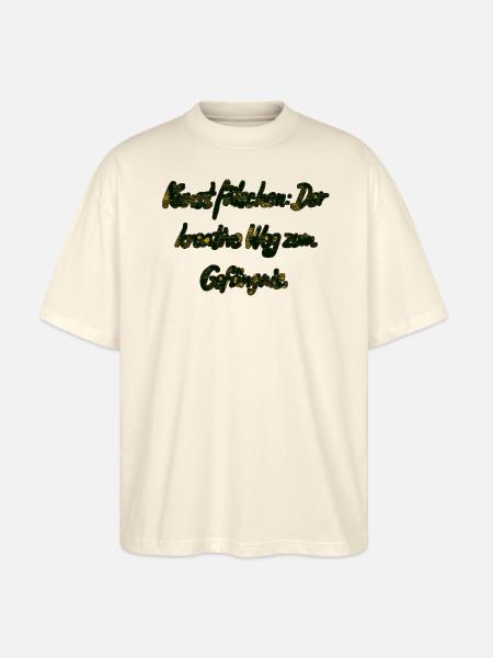 Der kreative Weg... - Stanley/Stella Oversized Unisex Bio T-Shirt Blaster 2.0 - Natur