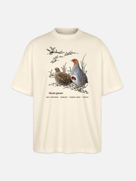 Rebhuhn - Stanley/Stella Oversized Unisex Bio T-Shirt Blaster 2.0 - Natur
