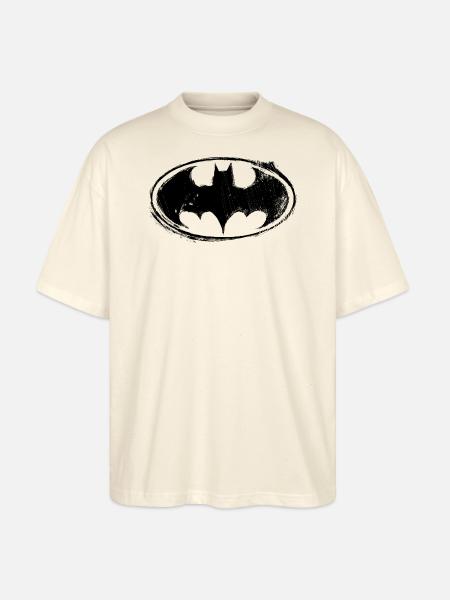 Batman Logo black retro - Stanley/Stella Oversized Unisex Bio T-Shirt Blaster 2.0 - Natur