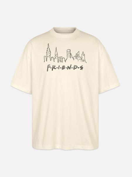 Friends New York Skyline - Stanley/Stella Oversized Unisex Bio T-Shirt Blaster 2.0 - Natur