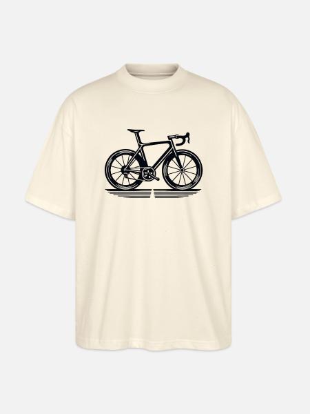 Rennrad - Stanley/Stella Oversized Unisex Bio T-Shirt Blaster 2.0 - Natur
