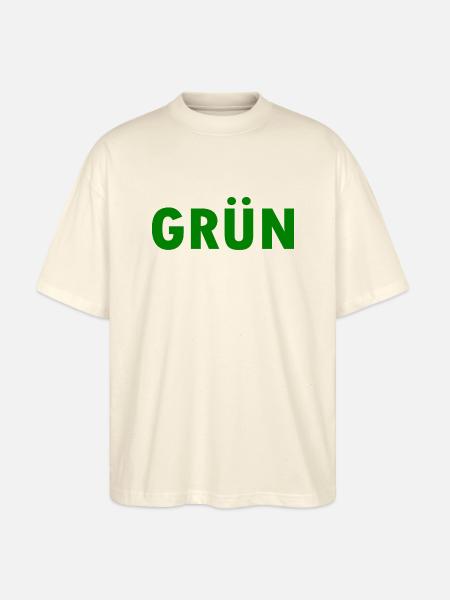 Grün - Stanley/Stella Oversized Unisex Bio T-Shirt Blaster 2.0 - Natur