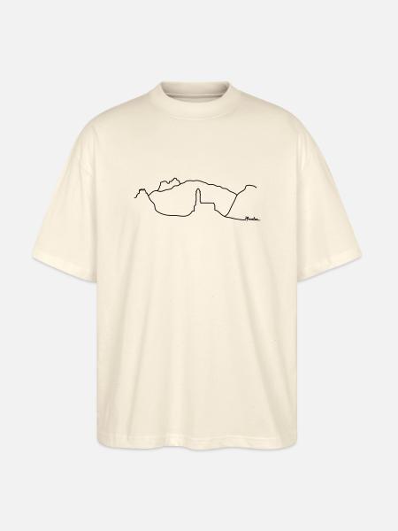 Skyline Pfronten - Stanley/Stella Oversized Unisex Bio T-Shirt Blaster 2.0 - Natur