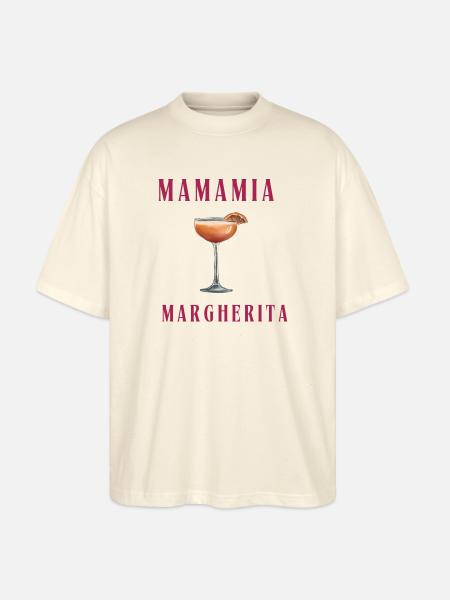 Mamamia Margherita - Stanley/Stella Oversized Unisex Bio T-Shirt Blaster 2.0 - Natur