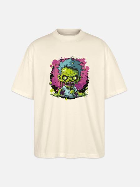 Zombie Comic - Stanley/Stella Oversized Unisex Bio T-Shirt Blaster 2.0 - Natur