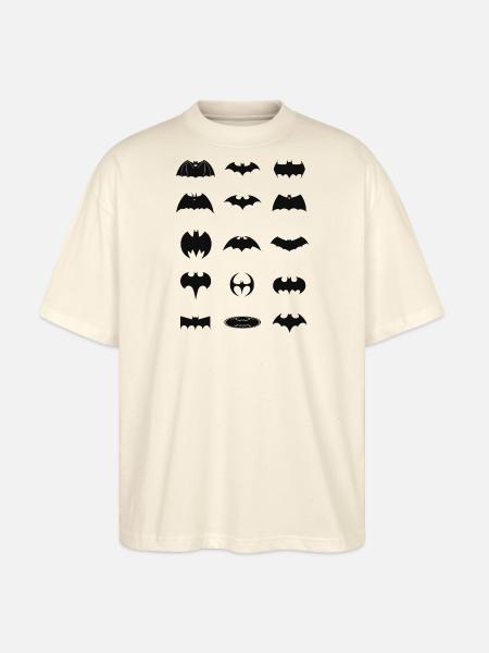 Batman Logo History - Stanley/Stella Oversized Unisex Bio T-Shirt Blaster 2.0 - Natur