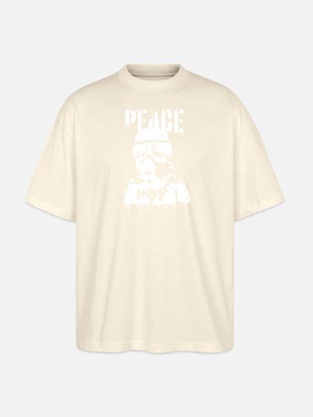 Frieden - Stanley/Stella Oversized Unisex Bio T-Shirt Blaster 2.0 - Natur