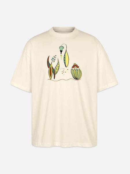 Fantasie Ornamente - Stanley/Stella Oversized Unisex Bio T-Shirt Blaster 2.0 - Natur