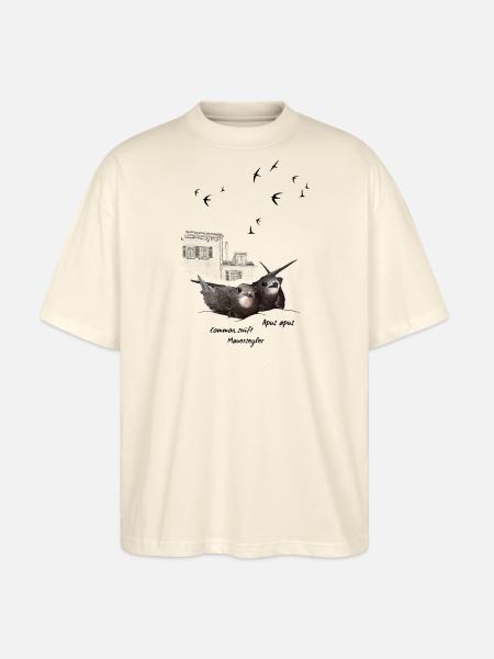 Mauersegler - Stanley/Stella Oversized Unisex Bio T-Shirt Blaster 2.0 - Natur