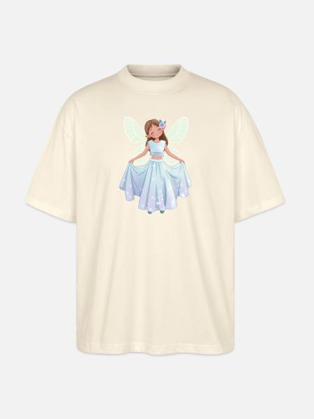 Kleine märchen Fee - Stanley/Stella Oversized Unisex Bio T-Shirt Blaster 2.0 - Natur