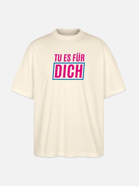 Tu es fuer dich - Stanley/Stella Oversized Unisex Bio T-Shirt Blaster 2.0 - Natur
