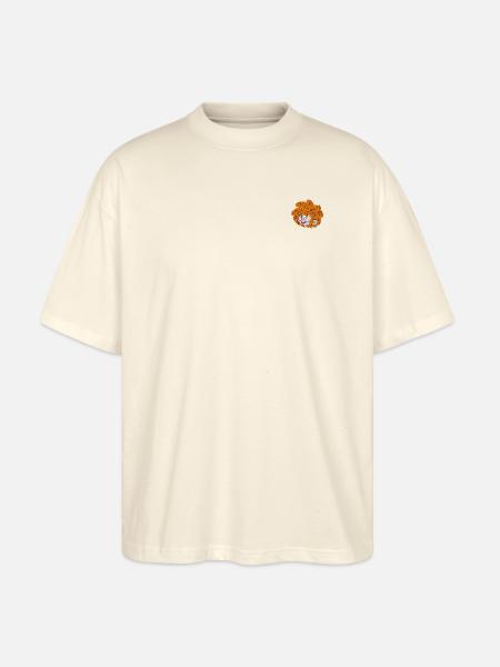 Pumuckl Stickdesign - Stanley/Stella Oversized Unisex Bio T-Shirt Blaster 2.0 - Natur