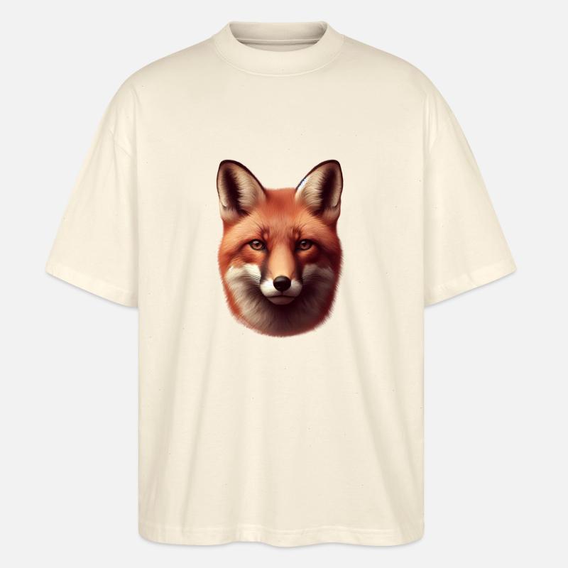 Fuchs - Stanley/Stella Oversized Unisex Bio T-Shirt Blaster 2.0 - Natur
