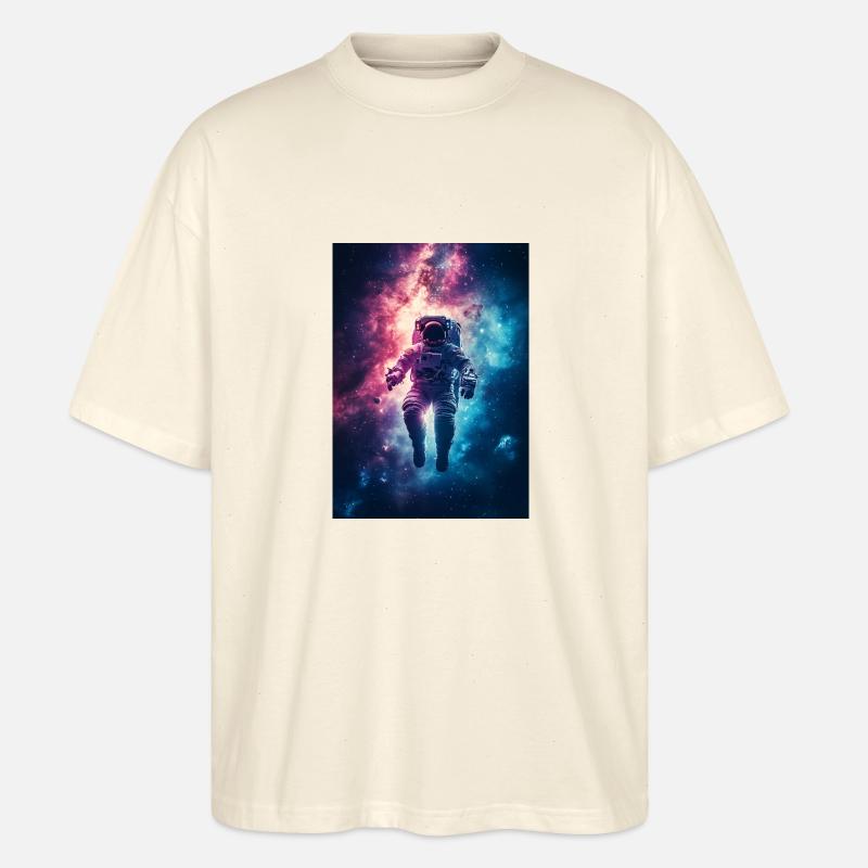 Astronaut 2 - Stanley/Stella Oversized Unisex Bio T-Shirt Blaster 2.0 - Natur