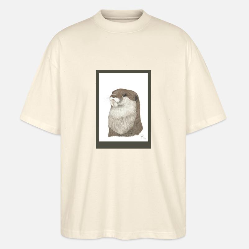 240728 Otter 3 - Stanley/Stella Oversized Unisex Bio T-Shirt Blaster 2.0 - Natur