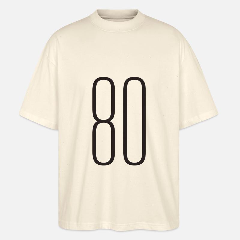 80 - Stanley/Stella Oversized Unisex Bio T-Shirt Blaster 2.0 - Natur
