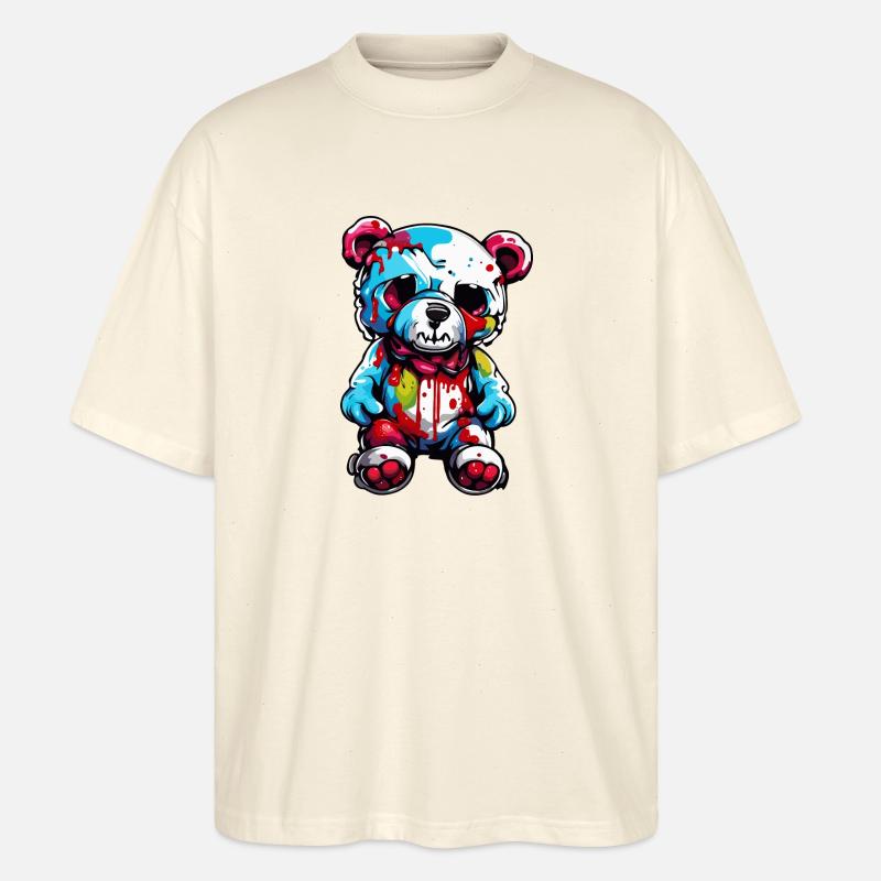 Teddybär / Kuscheltier / Stofftier / Geschenkidee - Stanley/Stella Oversized Unisex Bio T-Shirt Blaster 2.0 - Natur