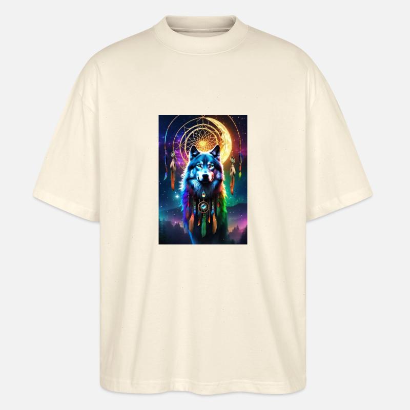Wolf on your Side - Stanley/Stella Oversized Unisex Bio T-Shirt Blaster 2.0 - Natur