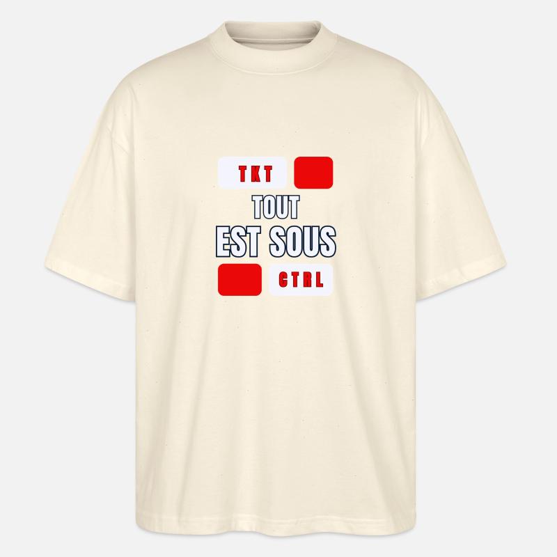 THAILÄNDISCH - Stanley/Stella Oversized Unisex Bio T-Shirt Blaster 2.0 - Natur