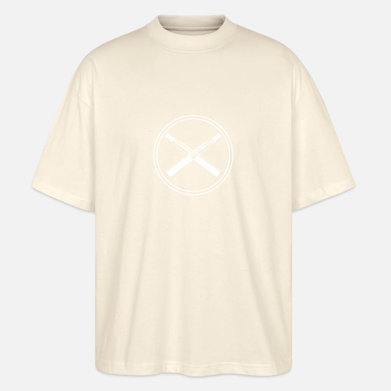 E-Zigarette Silhouette - Stanley/Stella Oversized Unisex Bio T-Shirt Blaster 2.0 - Natur