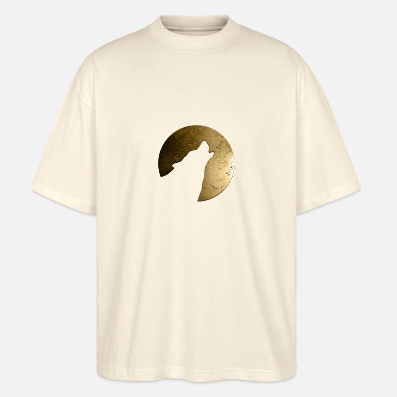 wolf - Stanley/Stella Oversized Unisex Bio T-Shirt Blaster 2.0 - Natur