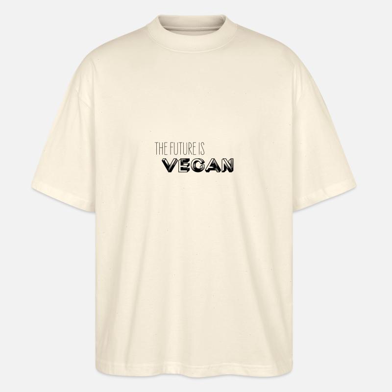 vegan future - Stanley/Stella Oversized Unisex Bio T-Shirt Blaster 2.0 - Natur