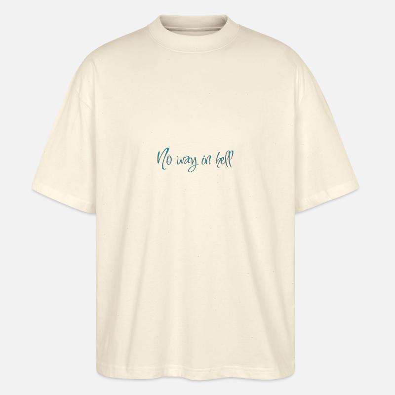 Auf keinen Fall - Stanley/Stella Oversized Unisex Bio T-Shirt Blaster 2.0 - Natur