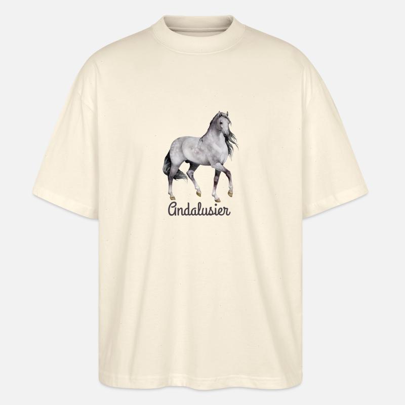 Andalusier - Stanley/Stella Oversized Unisex Bio T-Shirt Blaster 2.0 - Natur