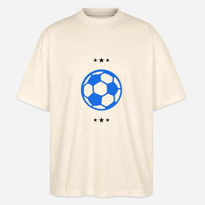 fussball - Stanley/Stella Oversized Unisex Bio T-Shirt Blaster 2.0 - Natur