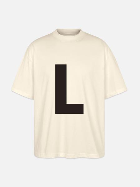 L - Stanley/Stella Oversized Unisex Organic T-shirt Blaster 2.0 - soft Ecru
