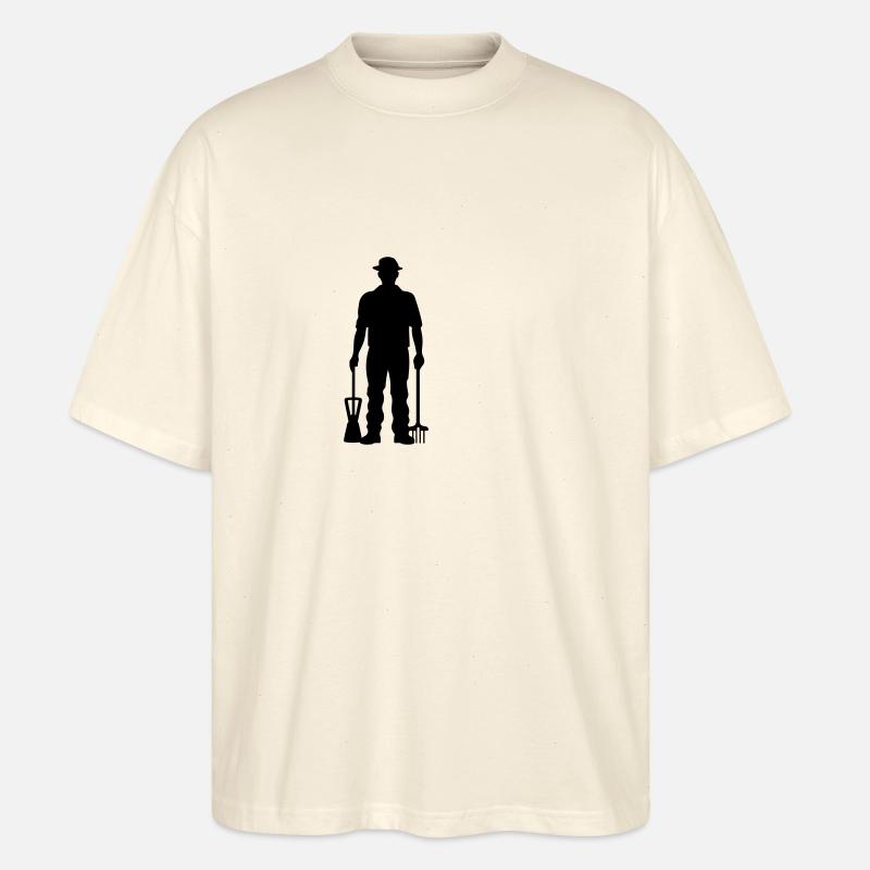 Bauer Icon Farmer - Stanley/Stella Oversized Unisex Organic T-shirt Blaster 2.0 - soft Ecru