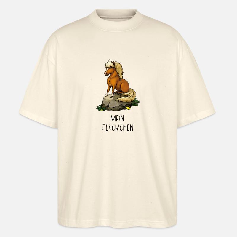 Mein Flöckchen - Stanley/Stella Oversized Unisex Bio T-Shirt Blaster 2.0 - Natur