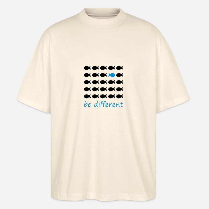 be different - Stanley/Stella Oversized Unisex Bio T-Shirt Blaster 2.0 - Natur