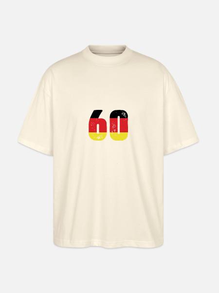 60 Numéro Jersey Allemagne - T-shirt bio Blaster 2.0 coupe oversize Stanley/Stella Unisexe - écru doux