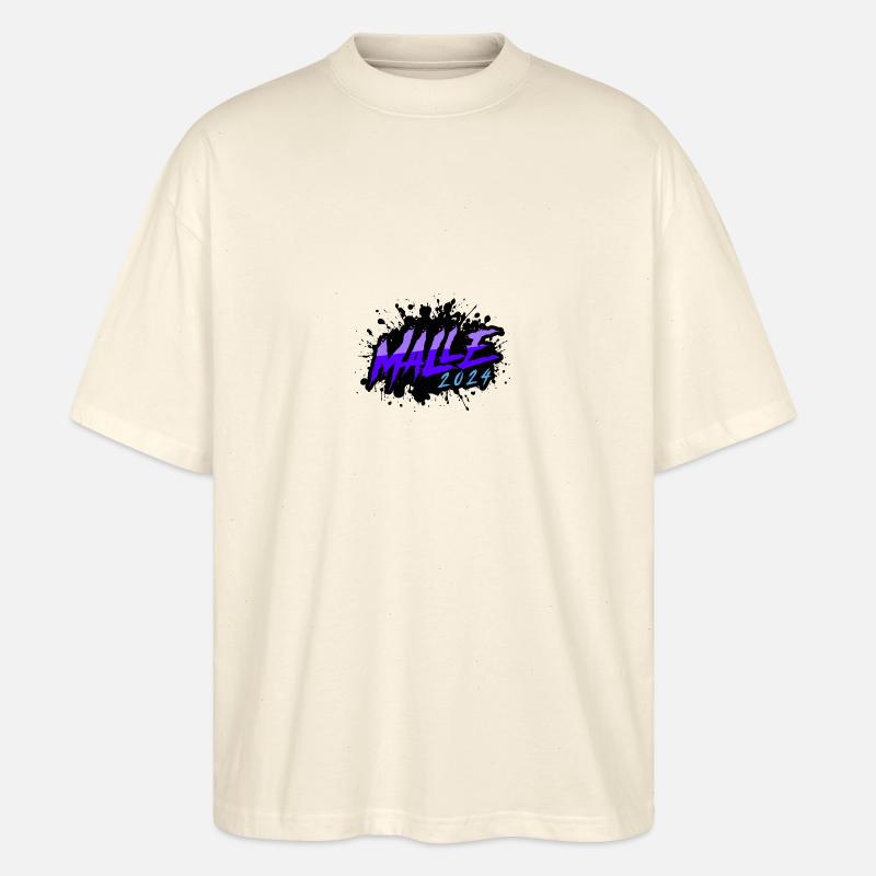 Malle 2024 Klecks - Stanley/Stella Oversized Unisex Bio T-Shirt Blaster 2.0 - Natur