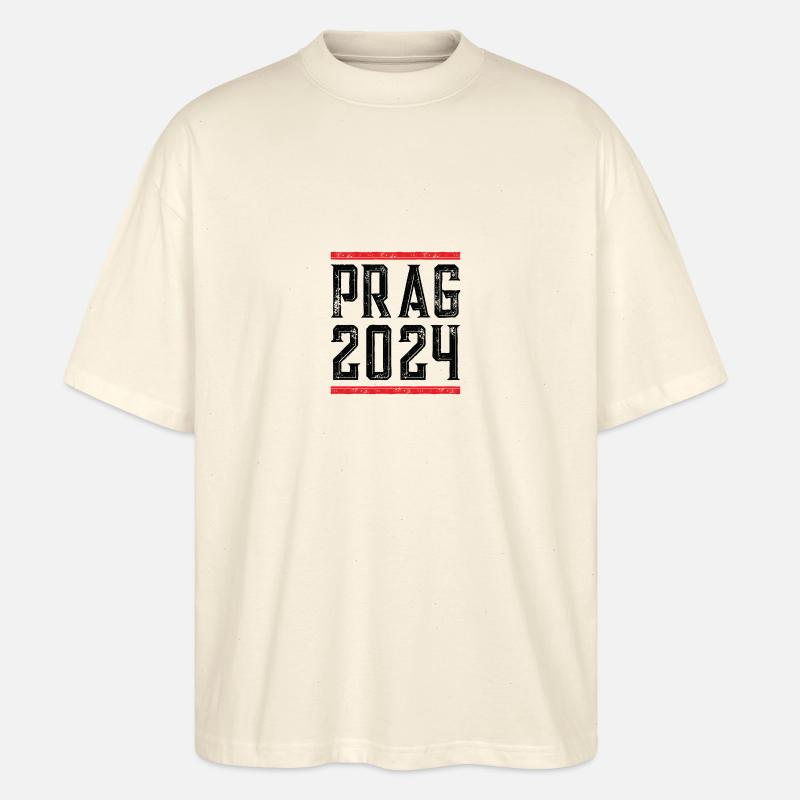 Prag 2024 - Stanley/Stella Oversized Unisex Bio T-Shirt Blaster 2.0 - Natur
