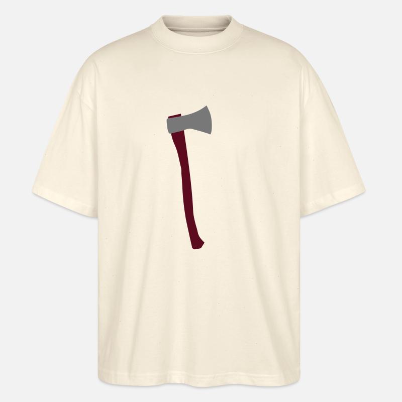 Axt - Stanley/Stella Oversized Unisex Bio T-Shirt Blaster 2.0 - Natur