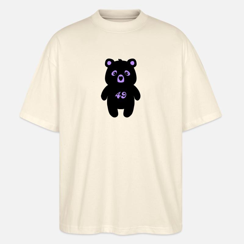 Studio 49 Schwarzbär - Stanley/Stella Oversized Unisex Bio T-Shirt Blaster 2.0 - Natur