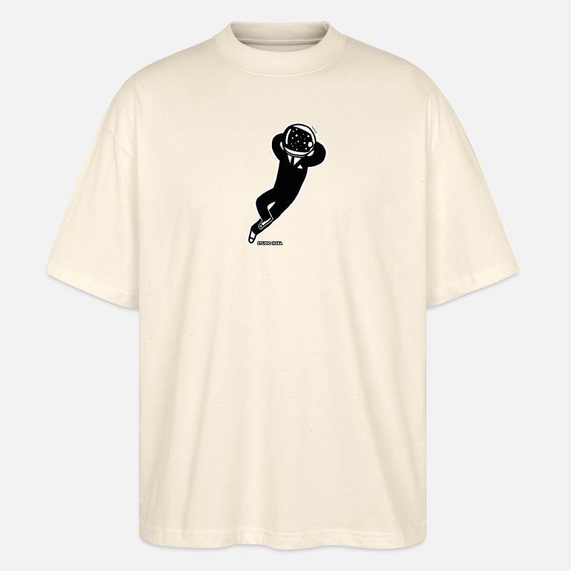SPACE SUIT-STUDIO HAKA - Stanley/Stella Oversized Unisex Bio T-Shirt Blaster 2.0 - Natur