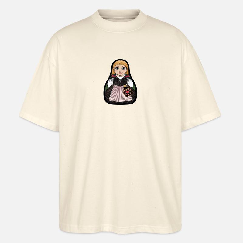 UndersvikStinta - T-shirt bio Blaster 2.0 coupe oversize Stanley/Stella Unisexe - écru doux