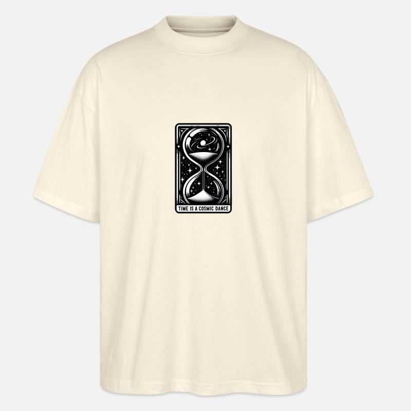 Time is a cosmic Dance - Stanley/Stella Oversized Unisex Bio T-Shirt Blaster 2.0 - Natur