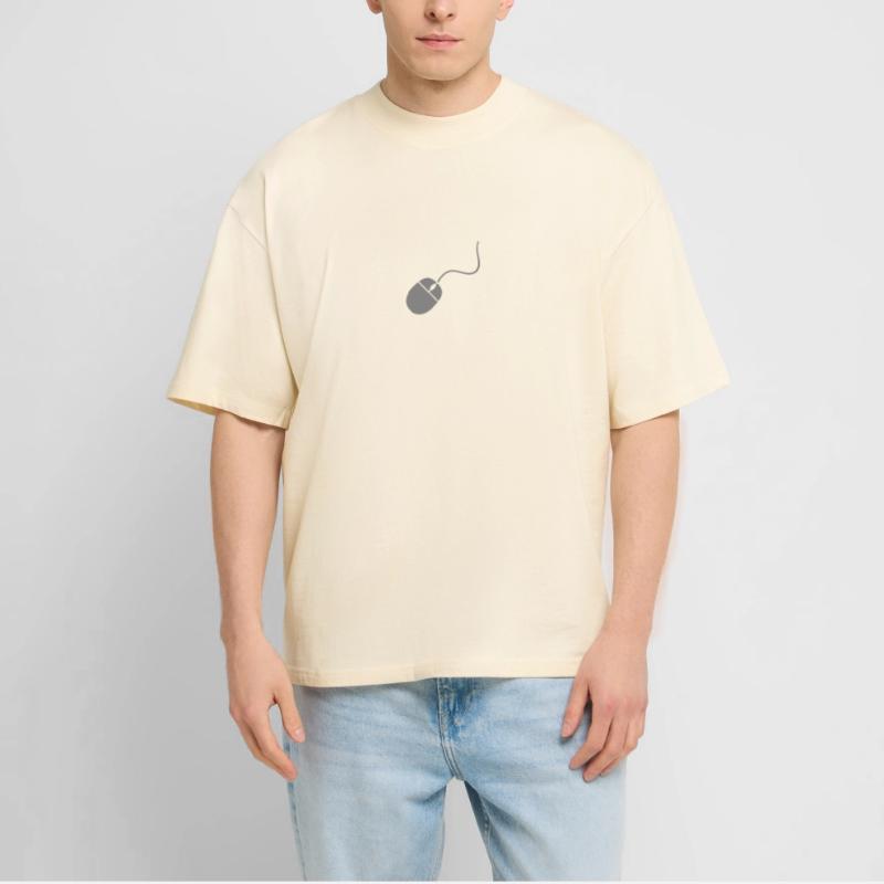 control cool design mouse click computer cable pc Stanley/Stella Oversized Unisex Organic T-shirt Blaster 2.0