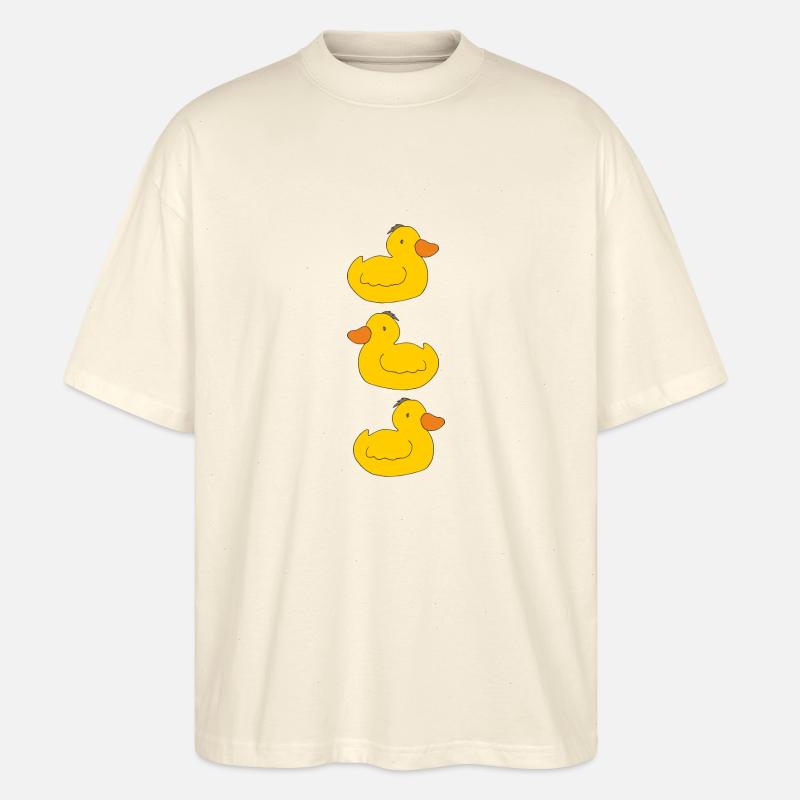 drei entchen - Stanley/Stella Oversized Unisex Bio T-Shirt Blaster 2.0 - Natur